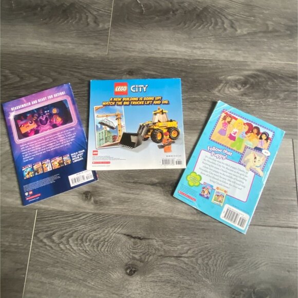 Lego Childrens Paperback Book Lot-Used Condition - Picture 5 of 5